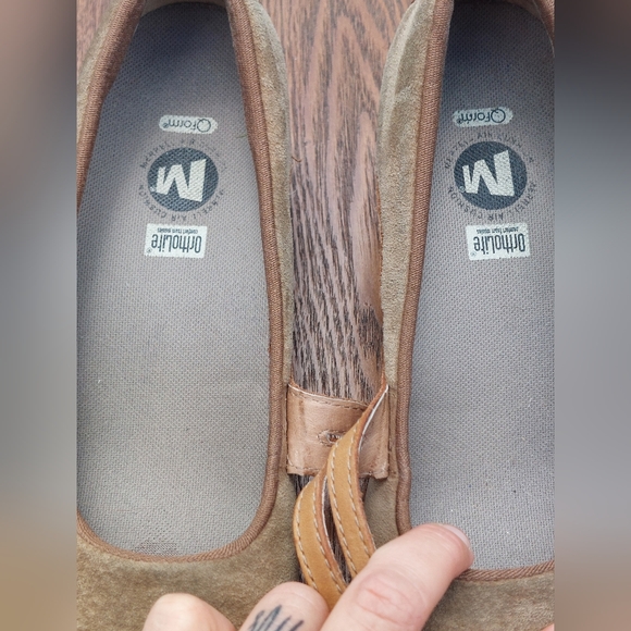 Merrell Mary Janes Performance Footwear Sz 8 Suede/Leather - Picture 9 of 11